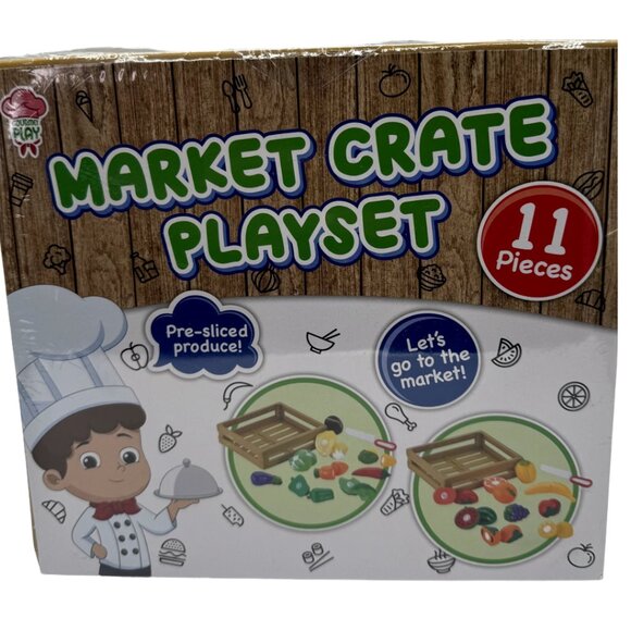 Market Crate Fruit Playset- 11Pcs - Picture 2 of 2